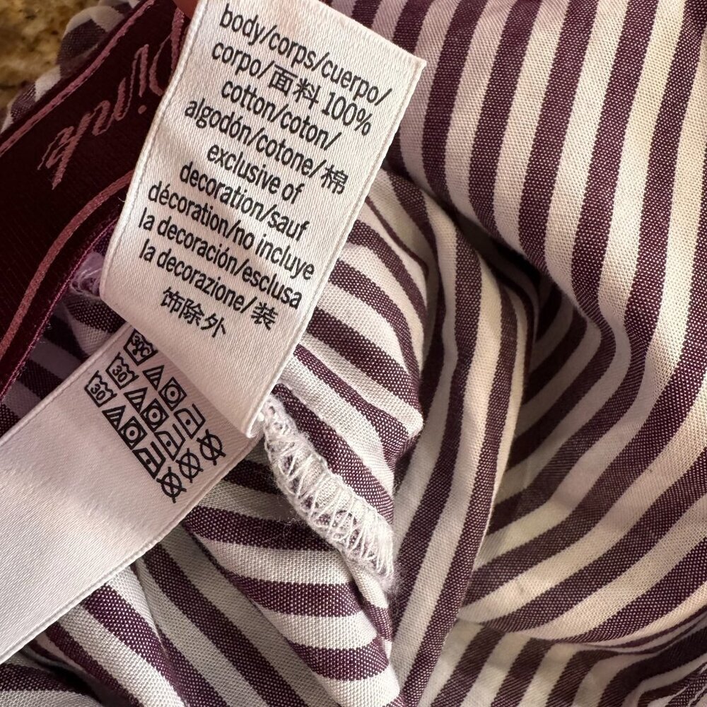 Victoria's Secret PINK Lounge Pants PJ with Elastic Waist Size XS NWT Burgundy - Picture 6 of 6